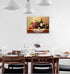 Retro Wine Pictures for Kitchen, PIY Vibrant Fruits Wall Art for Dining Room, Canvas Prints Oil Painting