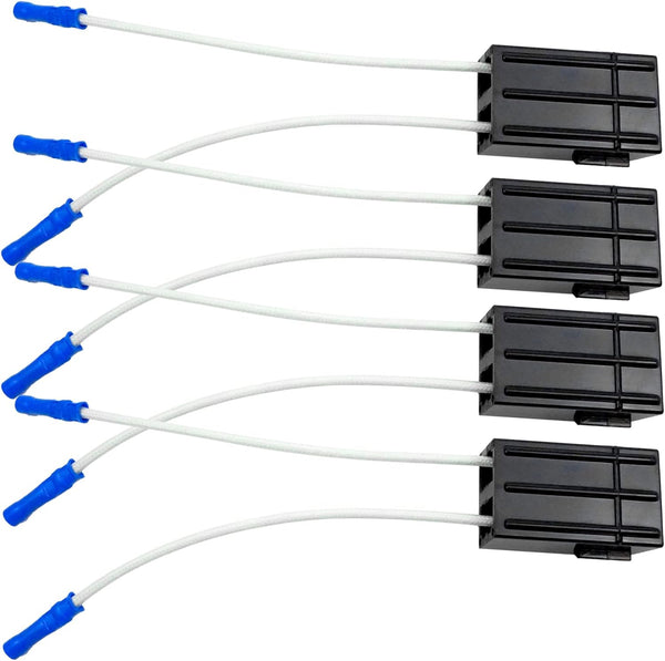 4 Pack 9130-106 Range Oven Stove Element Terminal Block Compatible with GE General Electric Ranges