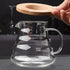 Pour Over Coffee Maker, 20 OZ / 600ML Coffee Server with Glass Dripper, Stylish 2 IN 1 Kit for Home or Office