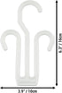 20 Pack IFAMIO White Plastic Shoe Drying Shelf Hangers, Lightweight, Durable, Sturdy, Quick Drying, Ideal for Home