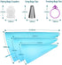 Reusable Piping Bags and Tips Set, Cake Decorating Tools with Icing Pastry Bags and Couplers
