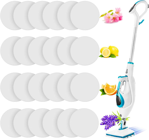 Maitys 24 Pieces Replacement Steam Mop Scent Discs, Fragrance Pads Compatible with Powerfresh and Symphony Series