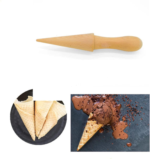 Cone Roller, Waffle Cone Shaper, Pizzelle Roller, Ice Cream Cone Mold for Dessert Cooking and Baking Accessories