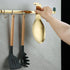 Matte Gold Spoon Rest, Stainless Steel Holder for Stove Top, Kitchen Utensils for Ladles, Tongs, Spatula, Dishwasher