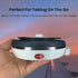 Travel Electric Kettle Small, Collapsible Portable Tea Kettle + Paperless Pour Over Coffee Dripper for Camping (Black)
