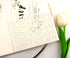 25pcs 5"x7.28" Ivory Vintage Tri Fold Wedding Invitations Cards, Pocket Pearl Paper Laser Cut Covers Only