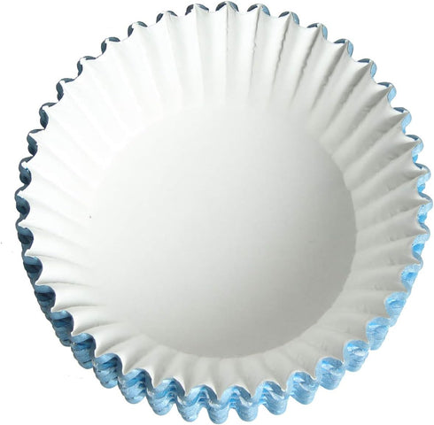 Blue-Foil Cupcake Liners, Standard Sized Paper Baking Cups for Parties and Weddings (Pack of 100)