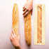 Farsheo 50Pcs Packaging Sticker(14 4.4 1.6 Inche French Bread Bags Bakery Bags with Window Kraft Paper Loaf Bread