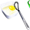Stainless Steel Mini Spring Egg Beater, Silicone Whisk, Hand Held Sauce Stirrer, Milk Frother, Coffee Mixer (Silicone