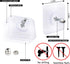 AIERSA 13 Pack Wall Hooks for Hanging, Screw Free Sticker for Mount Wall Shelf, Heavy Duty Reusable Adhesive Hooks