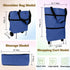 Vikooyes Collapsible Shopping Grocery Bag with Wheels Rolling Tote Bag with Wheels Large Reusable Shopping Bags
