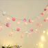 ChiRee 9.85FT Room Decor String Lights with 20 Cute PomPoms 20 Pink Unicorn