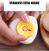 Jawbush Egg Piercer for Raw Eggs, Hard Boiled Egg Peeler with Magnetic Base and Safety Lock, Egg Pricker