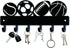CREATCABIN Hook Hanger Wall Key Holder, Metal Decorative Mounted Organizer Rack with Sports Goods Basketball Football