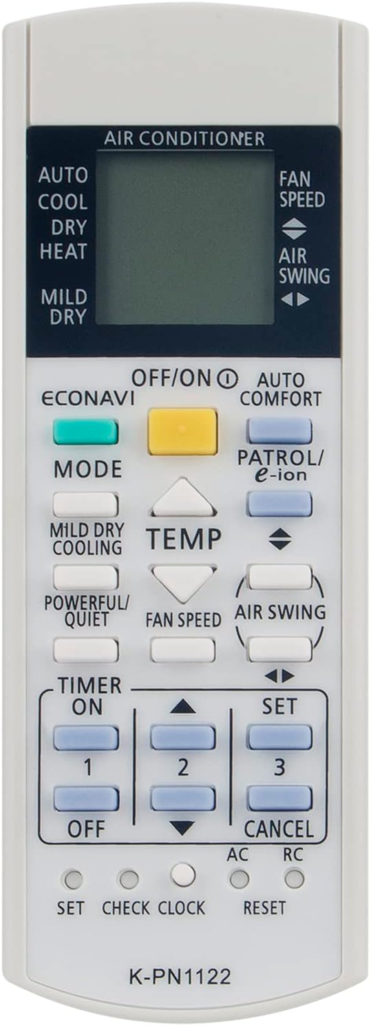 K-PN1122 KL-PN1128 Replace Remote Control for National Panasonic Air Conditioner