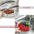 Microwave Lid, Foldable Microwave Oven Cover for Food, BPA Free Plastic and Silicone, Multi-purpose Kitchen Tool (Gray)
