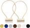Curtain Tiebacks Clips, Strong Magnetic Tie Band for Home Office Decorative Drapes, 2PCS, Beige