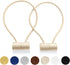 Curtain Tiebacks Clips, Strong Magnetic Tie Band for Home Office Decorative Drapes, 2PCS, Beige