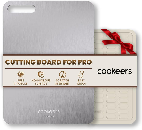 Titanium Cutting Board for Kitchen - 2026 New Upgraded 15"L x 11"W