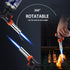 Butane Torch Kitchen Blow Lighter, Culinary Torches with Adjustable Flame for Creme Brulee, BBQ, Baking