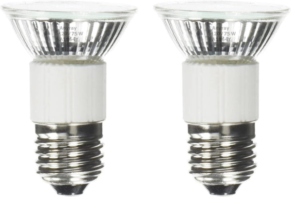Anyray 2-Pack Replacement Bulb for 62351 and Hoods 92348, 75 Watt Standard E27