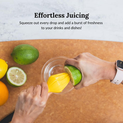Prepara Juicy Juice Manual Citrus Reamer - Yellow