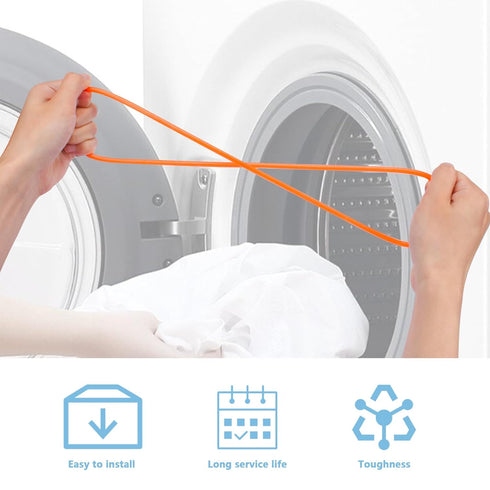 Seamless Dryer Blower Fan Belt Replacement for Haier HLP140E HLP141E WD-0350-37 Portable