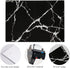 Glass Cutting Board, 16 x 12 inch Set of 1 - Tempered Glass, Decorative Square Marble Chopping Board
