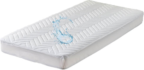 Kingnex Waterproof Quilted Twin XL Mattress Protector Pad for Extra Long Twin Bed Fitted Sheet Cover