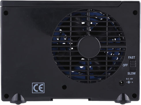 Car Cooling Fan, Portable 12V Mini Air Cooler, Compact Evaporative Water Cooling Fan for Car Truck Van SUV RV
