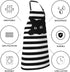 Funny Black Cat Waterproof Apron with 2 Pockets - Kitchen Chef Aprons Bibs for Cooking, Baking, Painting, Gardening