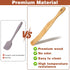 2Pcs Wooden Spatula for Cooking, Sourdough Spurtles Kitchen Tools with Hanging Holes for Dough Stirring