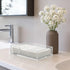 Acrylic Guest Towel Napkin Holder,Clear Bathroom Paper Hand Towels Storage Tray,Disposable Towel Holder