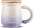 ZENS Tea Mug with Infuser and Lid for Loose Leaf Tea Steeper,