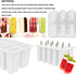 Homemade Popsicle Molds: Silicone Frozen Ice Popsicle Maker with 50 Sticks, Bags, and Recipes