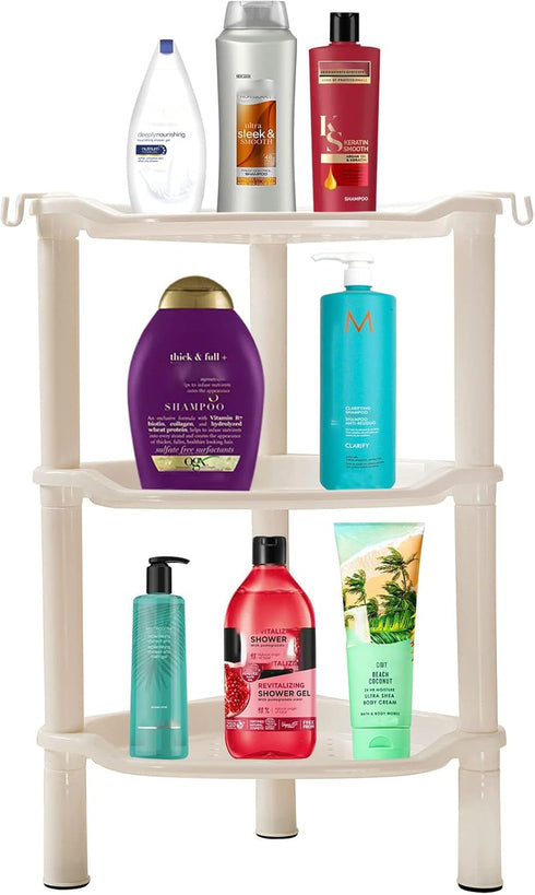 3 Tier Shower Caddy Organizer Shelf Corner, 13.5 x 10 x 26