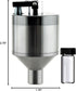 Set, 1.75 inch Kitchen Spice GrinderSuperfine GrindingPepper Grinder Silver