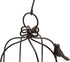 TJ Global Iron Birdcage Hanging Planter, Metal Wire Flower Pot Basket Wrought Iron Plant Stands for Plants, Flowers