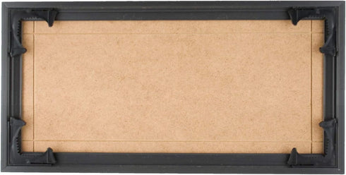 Quadro Frames 6x13 inch Picture Frame, Black, Style P375-3/8 inch Wide Molding