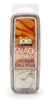 Joie Snack On The Go Divided Container - Two Compartment Storage Box Keeps Foods Separate, Leakproof and Airtight