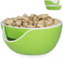 Stargoods Pistachio Bowl, Snack Serving Dish, Double Peanut Bowl with Nut Seeds