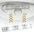 WR55X26671 LED Light Board 2PCS for GE Refrigerators, Light Bulb Replacement for Freezer, PS11767930 AP6035586