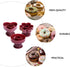 Unomor 3pcs Baking Mold, Donut Cake Pan, Muffin Donut Pan, Flower Donut Baking Cups, Bakeware