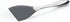 nambe Curvo Slanted Spatula, 12 Inch Heat Resistant Kitchen Turner, Stainless Steel and Silicone