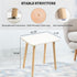 FORAOFUR Small Side Table, Modern Wood Mini Coffee Table, Easy Assembly Compact End Table for Living Room Bedroom Sofa