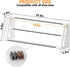 3 Pack 6 Wall Mounted Shoe Rack, Wall Shoe Rack Holds Pairs of Shoes with Sticky Adhesive Strips Shoe Organizer Space