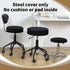 Dia.11-13" Black,1 Count) SINOSSO Bar Stool Cover, Super Soft Velvet Round Stretchy Washable Dustproof Slipcover