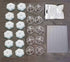 Clear Transparent Balloon Sticks and Stands, 10pc Set for Table Top Use with LED Bobo Balloon, Wedding Decor