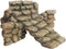 TG,LLC Treasure Gurus Miniature Stone Steps Fairy Garden Ornament Cobblestone Stairs Dollhouse Accessory