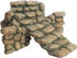 TG,LLC Treasure Gurus Miniature Stone Steps Fairy Garden Ornament Cobblestone Stairs Dollhouse Accessory